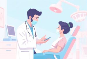 Dental professional providing care to a patient representing the skilled clinical work and expertise of dental hygienists