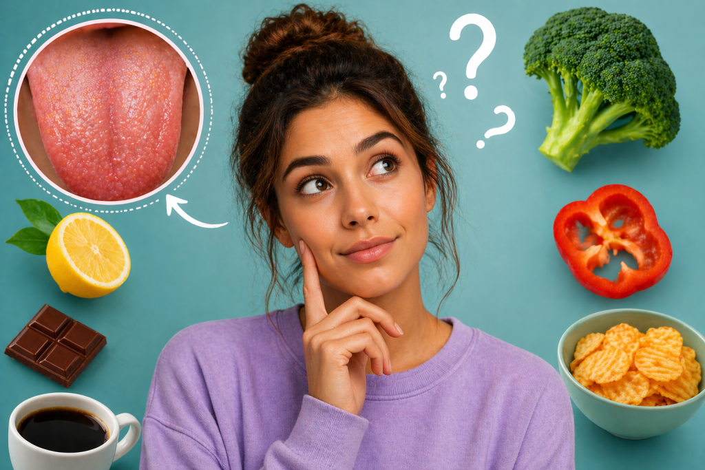 Are you a picky eater or a super taster? picture of a woman wondering