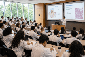 Dental Students in Dental school image