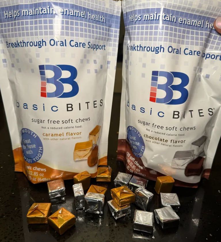 Basic Bites a breakthrough oral care support sugar free soft dental chew